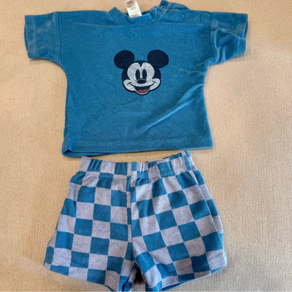 Disney Blue Mickey Mouse Set